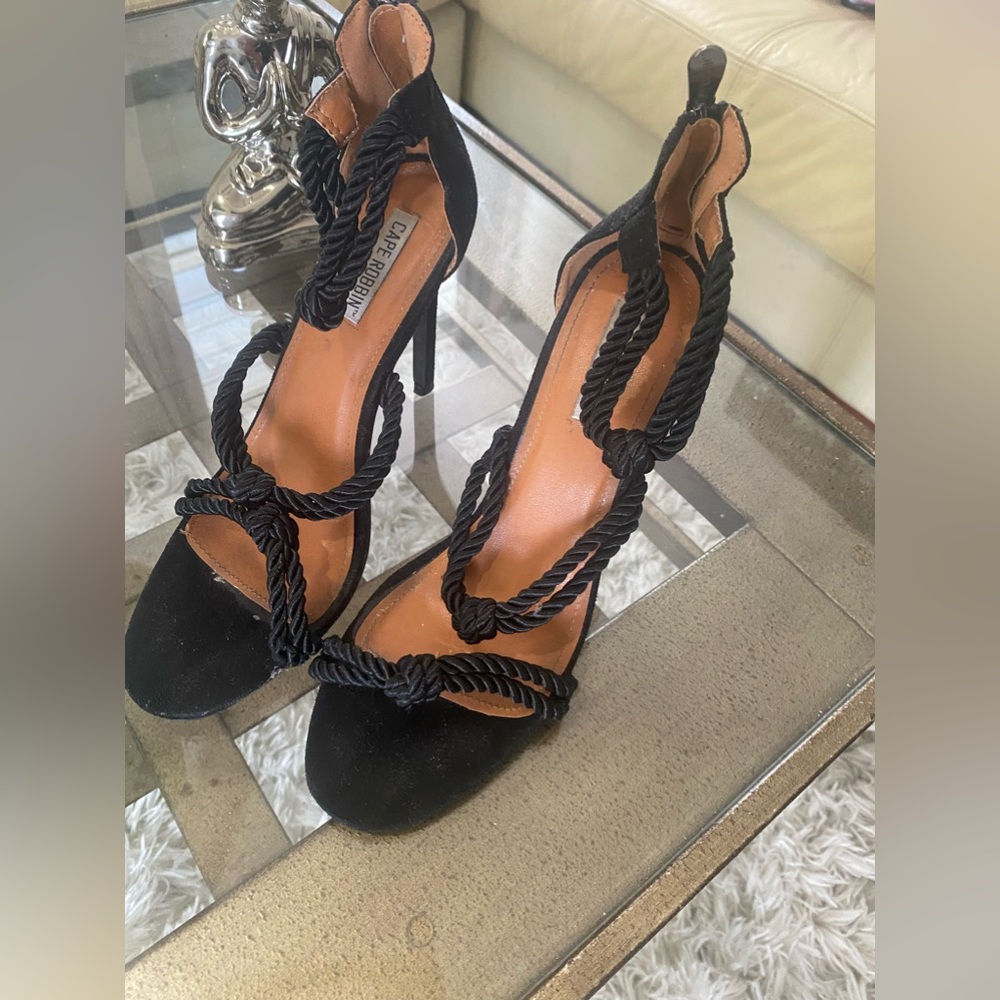 Black rope heels!